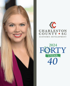 Charleston County Economic Development 2024 Forty under 40 promotion image.